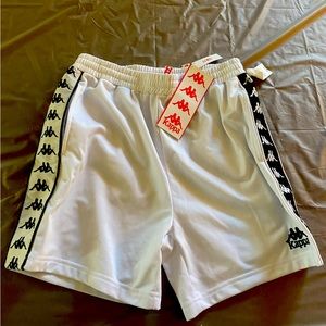White Kappa Shorts
